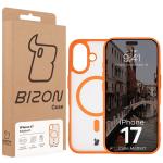 Carcasa Bizon MatteO cu MagSafe compatibila cu iPhone 17, Portocaliu 8 - lerato.ro