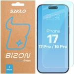 Set 2 folii sticla securizata Bizon Glass Clear Duo compatibile cu iPhone 17 Pro / 16 Pro, Transparent 4 - lerato.ro