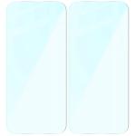 Set 2 folii sticla securizata Bizon Glass Clear Duo compatibile cu iPhone 17 Pro / 16 Pro, Transparent 5 - lerato.ro