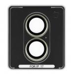 Folie sticla camera foto Bizon Glass Snap Lens compatibila cu iPhone 17, Verde 3 - lerato.ro