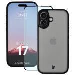 Kit protectie 2 in 1 BizonMobile, Carcasa Bizon Angelo si Folie sticla securizata Bizon Glass Edge, compatibil cu iPhone 17, Negru 2 - lerato.ro