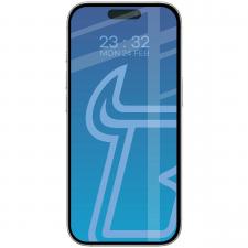 Set 2 folii sticla securizata Bizon Glass Edge Duo compatibile cu iPhone 17 Pro / 16 Pro, Negru