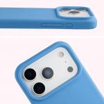 Carcasa Bizon Soft compatibila cu iPhone 17 Pro, Albastru 6 - lerato.ro