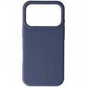 Carcasa Bizon Soft compatibila cu iPhone 17 Pro, Dark Blue