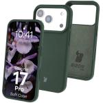 Carcasa Bizon Soft compatibila cu iPhone 17 Pro, Dark Green 3 - lerato.ro