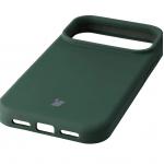 Carcasa Bizon Soft compatibila cu iPhone 17 Pro, Dark Green 4 - lerato.ro