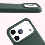Carcasa Bizon Soft compatibila cu iPhone 17 Pro, Dark Green 6 - lerato.ro