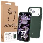 Carcasa Bizon Soft compatibila cu iPhone 17 Pro, Dark Green 8 - lerato.ro