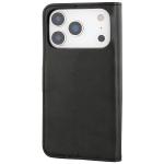 Husa flip cover Bizon Pocket compatibila cu iPhone 17 Pro, Negru 5 - lerato.ro