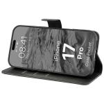 Husa flip cover Bizon Pocket compatibila cu iPhone 17 Pro, Negru 6 - lerato.ro