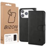 Husa flip cover Bizon Pocket compatibila cu iPhone 17 Pro, Negru 7 - lerato.ro