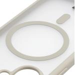 Kit protectie 2 in 1 BizonMobile, Carcasa Bizon MatteO si Folie sticla securizata Bizon Glass Edge, compatibil cu iPhone 17, Bej 5 - lerato.ro