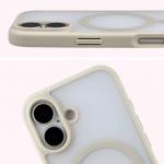 Kit protectie 2 in 1 BizonMobile, Carcasa Bizon MatteO si Folie sticla securizata Bizon Glass Edge, compatibil cu iPhone 17, Bej 6 - lerato.ro