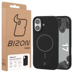 Carcasa Bizon Soft cu MagSafe compatibila cu iPhone 17, Negru 9 - lerato.ro