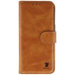 Husa flip cover Bizon Pocket compatibila cu iPhone 17 Pro, Maro 2 - lerato.ro