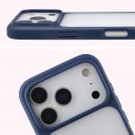 Carcasa Bizon Angelo compatibila cu iPhone 17 Pro, Transparent / Albastru 4 - lerato.ro