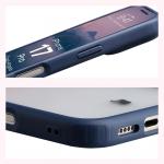 Carcasa Bizon Angelo compatibila cu iPhone 17 Pro, Transparent / Albastru 5 - lerato.ro