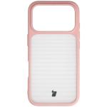 Carcasa Bizon Angelo compatibila cu iPhone 17 Pro, Transparent / Roz 2 - lerato.ro