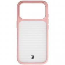 Huse si carcase iPhone 17 Pro, Carcasa Bizon Angelo compatibila cu iPhone 17 Pro, Transparent / Roz, lerato.ro