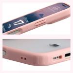 Carcasa Bizon Angelo compatibila cu iPhone 17 Pro, Transparent / Roz 5 - lerato.ro
