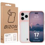 Carcasa Bizon Angelo compatibila cu iPhone 17 Pro, Transparent / Roz 7 - lerato.ro
