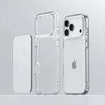 Carcasa Bizon Halo compatibila cu iPhone 17 Pro, Transparent 4 - lerato.ro