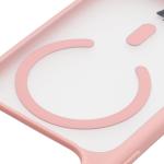 Carcasa Bizon MatteO cu MagSafe compatibila cu iPhone 17 Pro, Roz 4 - lerato.ro