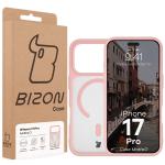 Carcasa Bizon MatteO cu MagSafe compatibila cu iPhone 17 Pro, Roz 8 - lerato.ro