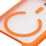 Carcasa Bizon MatteO cu MagSafe compatibila cu iPhone 17 Pro, Portocaliu 4 - lerato.ro