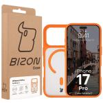 Carcasa Bizon MatteO cu MagSafe compatibila cu iPhone 17 Pro, Portocaliu 8 - lerato.ro