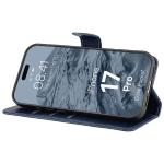 Husa flip cover Bizon Pocket compatibila cu iPhone 17 Pro, Navy Blue 6 - lerato.ro
