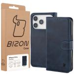 Husa flip cover Bizon Pocket compatibila cu iPhone 17 Pro, Navy Blue 7 - lerato.ro
