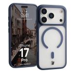 Carcasa Bizon MatteO cu MagSafe compatibila cu iPhone 17 Pro, Navy Blue 3 - lerato.ro