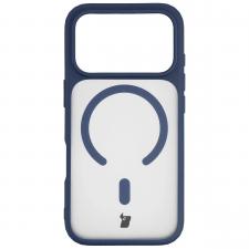 Huse si carcase iPhone 17 Pro, Carcasa Bizon MatteO cu MagSafe compatibila cu iPhone 17 Pro, Navy Blue, lerato.ro