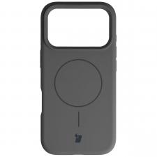 Huse si carcase iPhone 17 Pro, Carcasa Bizon Soft cu MagSafe compatibila cu iPhone 17 Pro, Graphite, lerato.ro