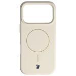 Carcasa Bizon Soft cu MagSafe compatibila cu iPhone 17 Pro, Bej 2 - lerato.ro