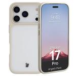 Kit protectie 2 in 1 BizonMobile, Carcasa Bizon Angelo si Folie sticla securizata Bizon Glass Edge, compatibil cu iPhone 17 Pro, Bej 4 - lerato.ro