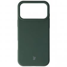 Huse si carcase iPhone 17 Pro Max, Carcasa Bizon Soft compatibila cu iPhone 17 Pro Max, Dark Green, lerato.ro