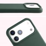 Carcasa Bizon Soft compatibila cu iPhone 17 Pro Max, Dark Green 6 - lerato.ro