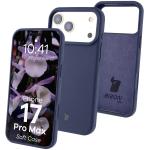 Carcasa Bizon Soft compatibila cu iPhone 17 Pro Max, Dark Blue 3 - lerato.ro