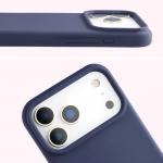 Carcasa Bizon Soft compatibila cu iPhone 17 Pro Max, Dark Blue 6 - lerato.ro