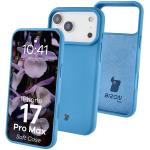 Carcasa Bizon Soft compatibila cu iPhone 17 Pro Max, Albastru 3 - lerato.ro