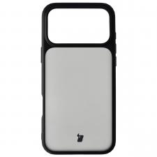 Carcasa Bizon Angelo compatibila cu iPhone 17 Pro Max, Transparent / Negru