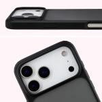 Carcasa Bizon Angelo compatibila cu iPhone 17 Pro Max, Transparent / Negru 4 - lerato.ro