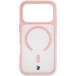 Kit protectie 2 in 1 BizonMobile, Carcasa Bizon MatteO si Folie sticla securizata Bizon Glass Edge, compatibil cu iPhone 17 Pro, Roz 3 - lerato.ro