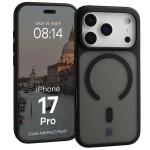 Kit protectie 2 in 1 BizonMobile, Carcasa Bizon MatteO si Folie sticla securizata Bizon Glass Edge, compatibil cu iPhone 17 Pro, Negru 4 - lerato.ro