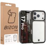 Carcasa Bizon Halo cu MagSafe compatibila cu iPhone 17 Pro, Transparent / Negru 8 - lerato.ro