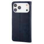 Husa flip cover Bizon Pocket compatibila cu iPhone 17 Pro Max, Navy Blue 5 - lerato.ro