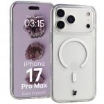 Carcasa Bizon CrystalO cu MagSafe compatibila cu iPhone 17 Pro Max, Transparent 3 - lerato.ro