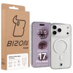 Carcasa Bizon CrystalO cu MagSafe compatibila cu iPhone 17 Pro Max, Transparent 8 - lerato.ro